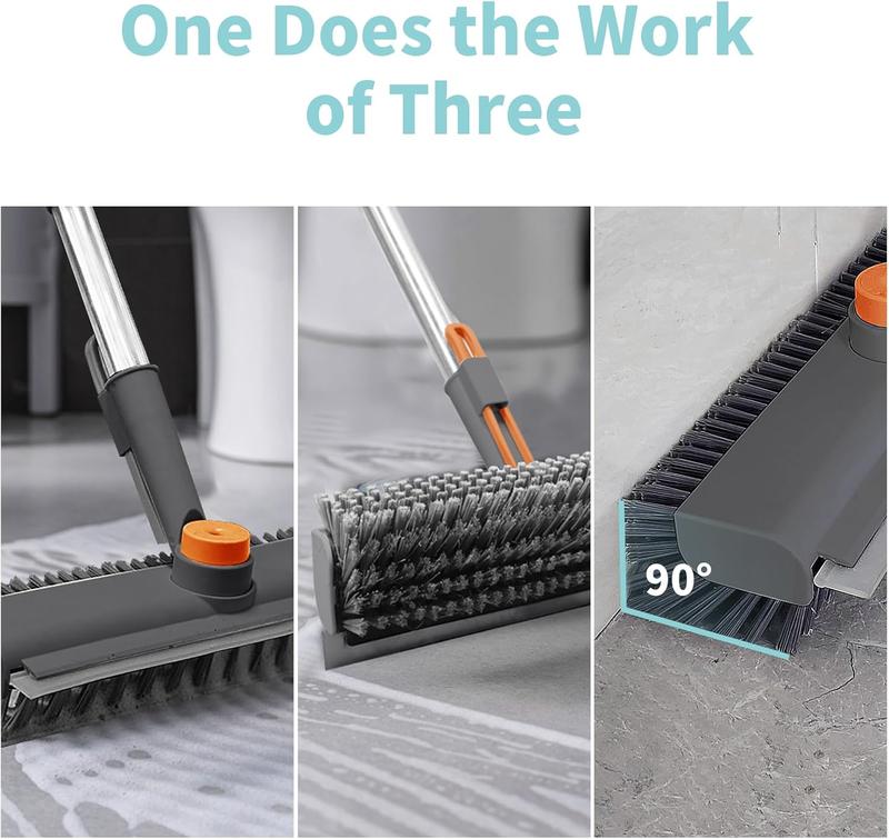 3 in 1 Floor Scrub Brush with Long Handle