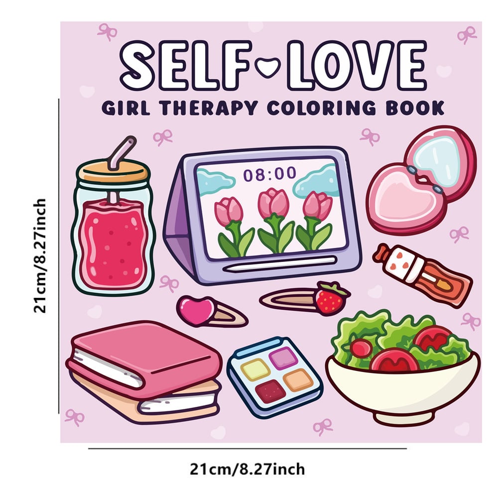 Girl Therapy Coloring Book