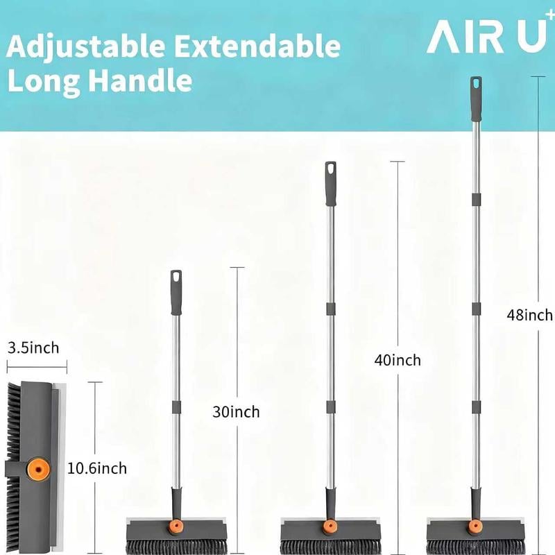 3 in 1 Floor Scrub Brush with Long Handle