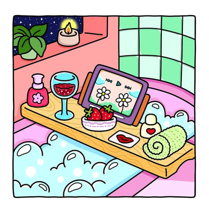 Girl Therapy Coloring Book