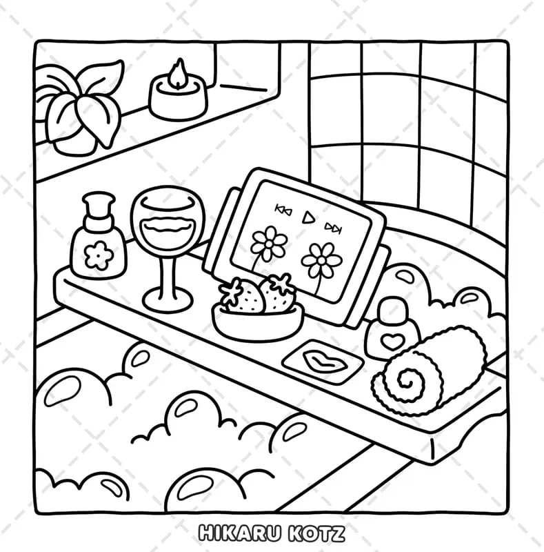 Girl Therapy Coloring Book