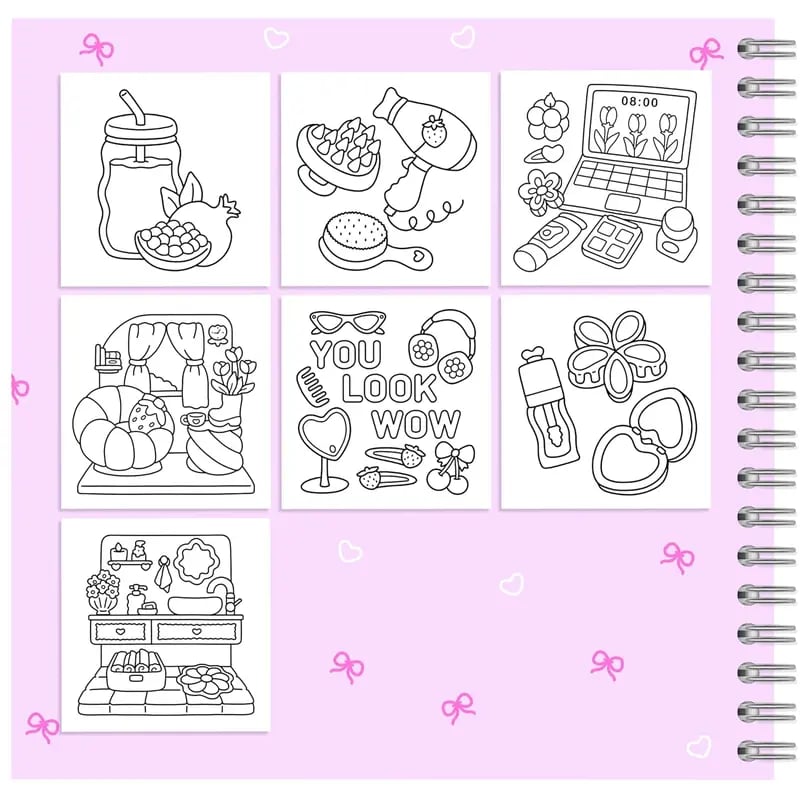 Girl Therapy Coloring Book