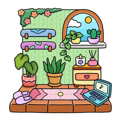 Girl Therapy Coloring Book