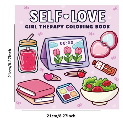Girl Therapy Coloring Book