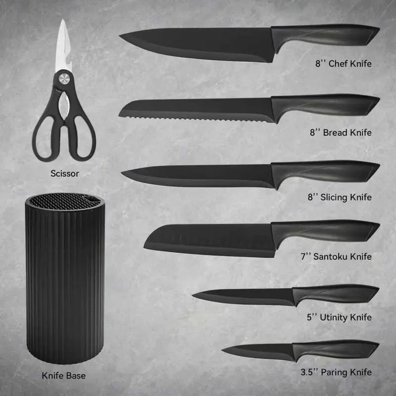 🔥Last Day Discount 49% Off🔥8-Piece Kitchen Knife Set for Chef