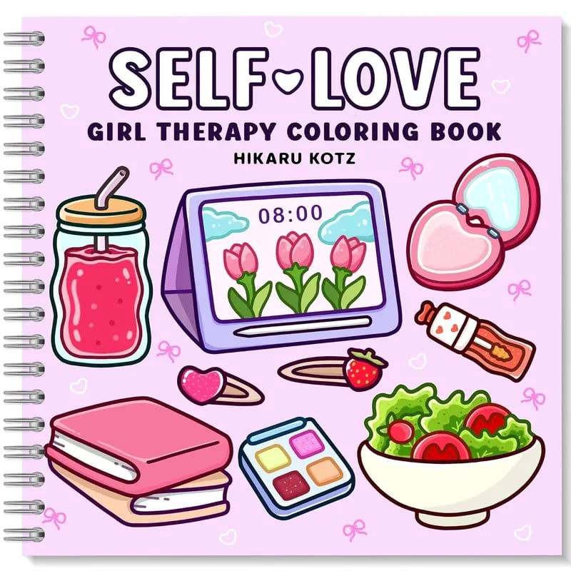 Girl Therapy Coloring Book